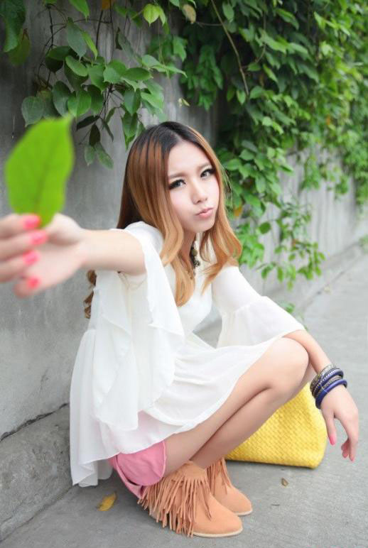 清新小美女夏天的生活