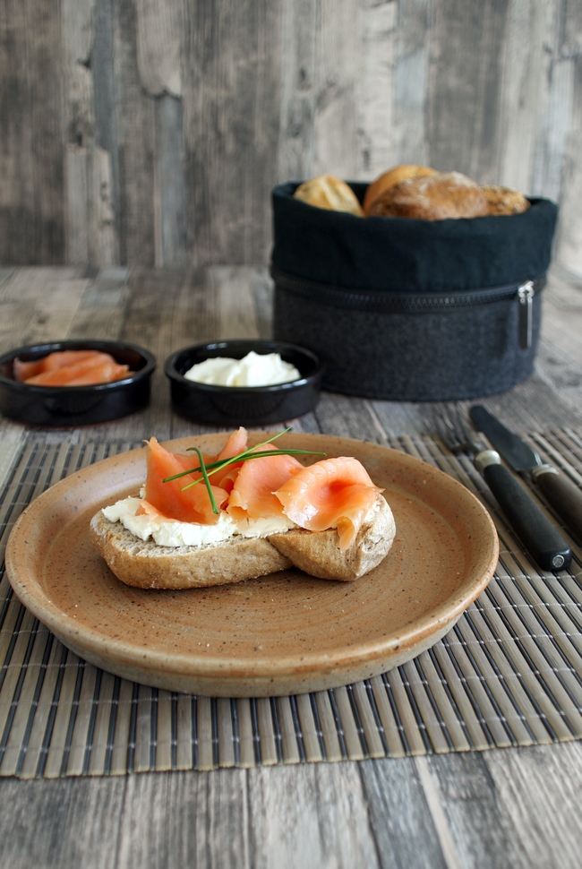 三文鱼面包卷图片