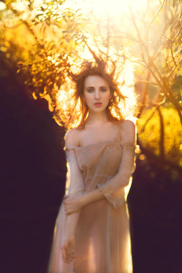 唯美国外美女艺术写真图片