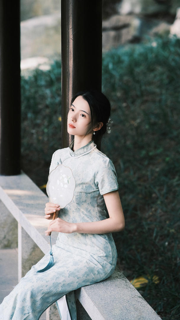 高清中国旗袍美女艺术照大全