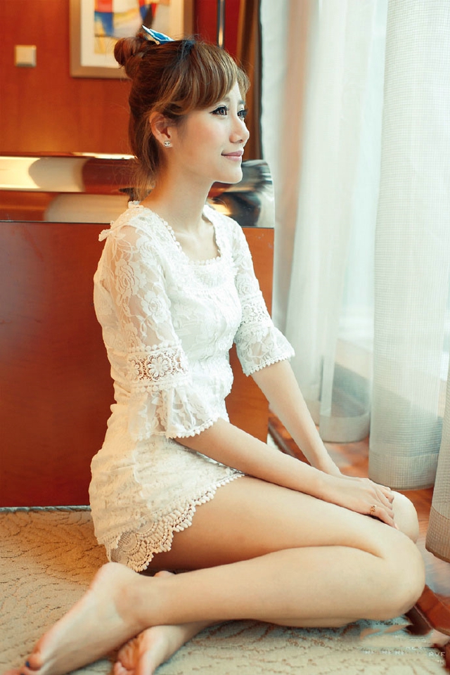 甜美清纯女生私房美腿唯美写真