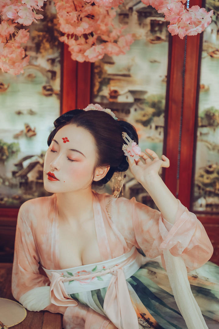 唯美唐朝古装古典古风美女艺术写真图片