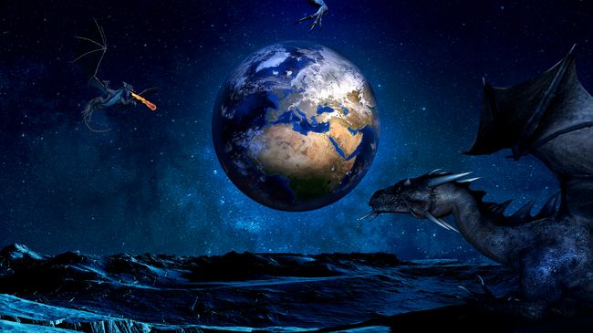 科幻宇宙星球地球摄影图片