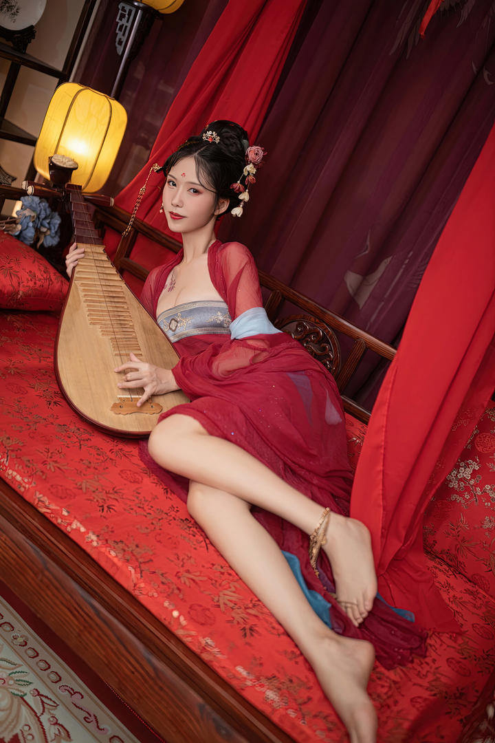 古代艺伎性感古装美女艺术写真图片