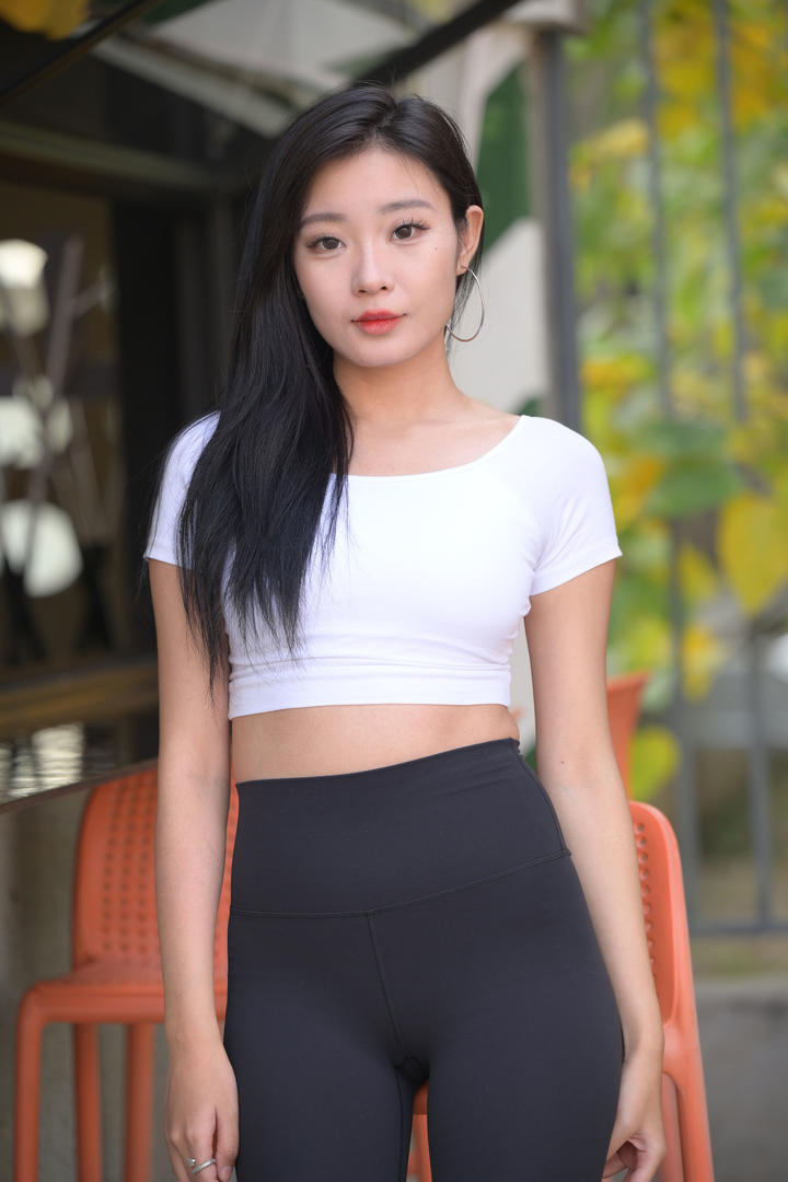 紧身瑜伽裤美女大全