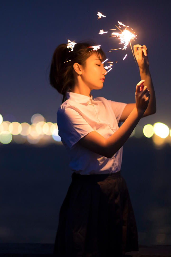 超高清清纯女生艺术写真摄影图片