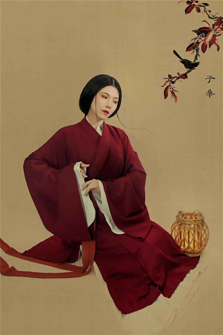 唯美古典汉服美女人像艺术写真图片
