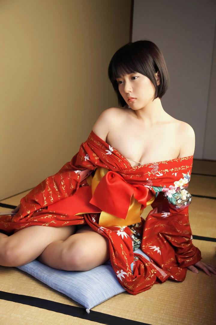 穿和服的日本性感艺伎女性人体写真图片