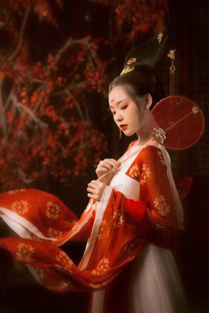 唐代古装美女艺术写真图片