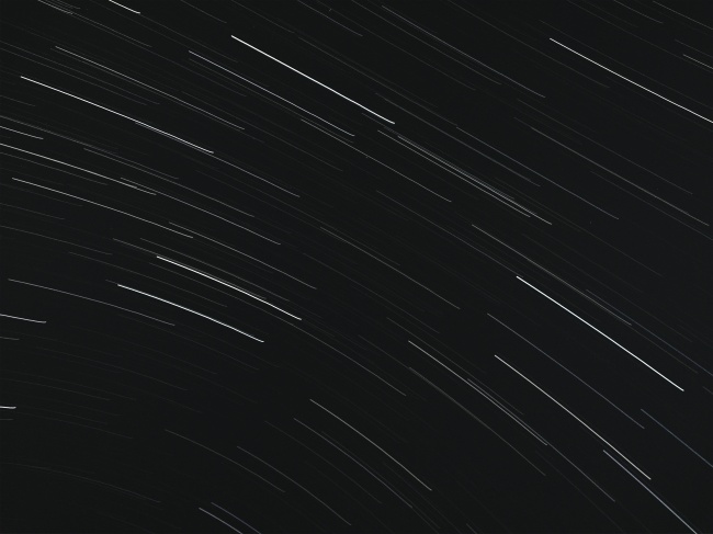 星空流星划过图片