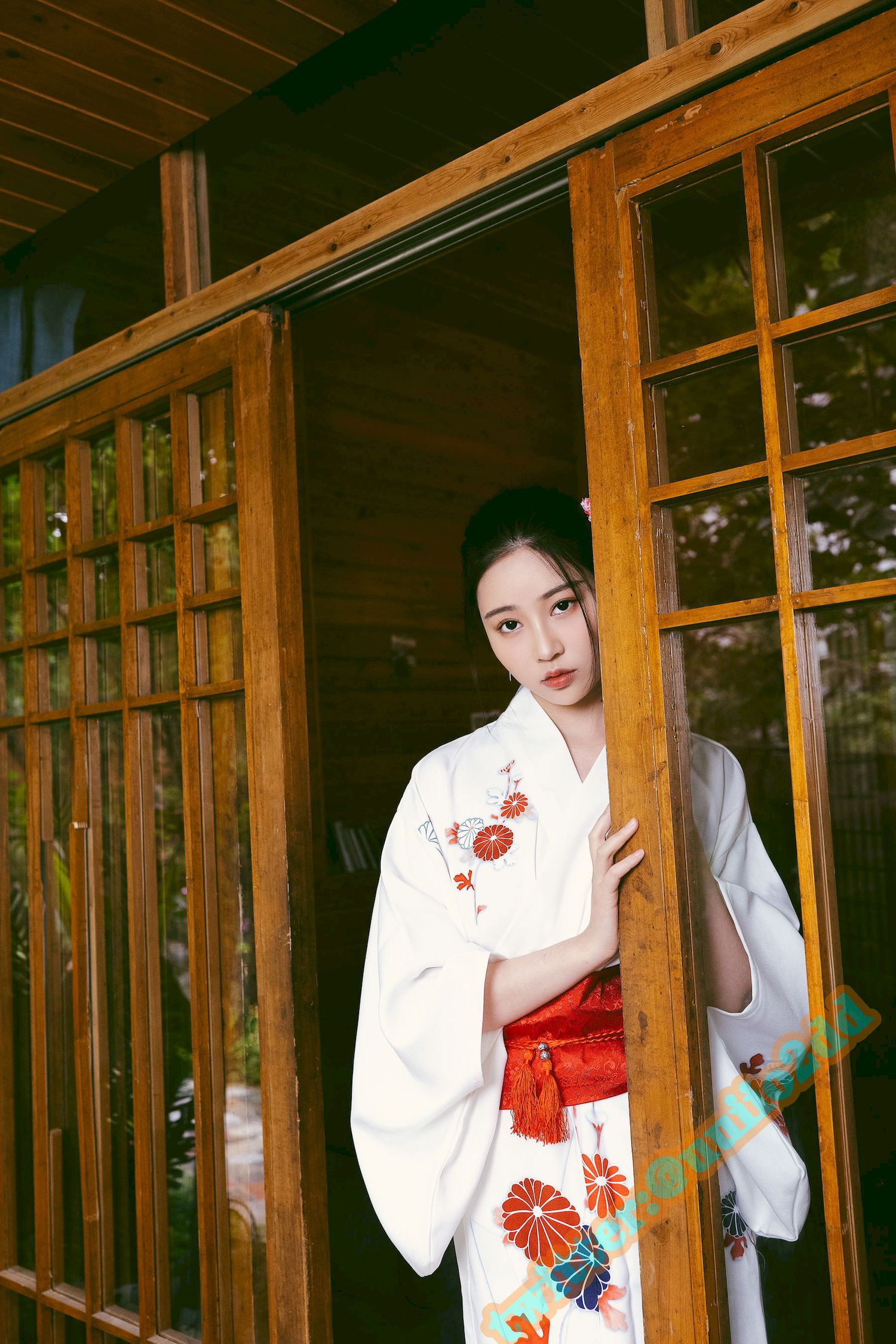 和服美女Nnian日式少女的温柔感以爱之名主题写真