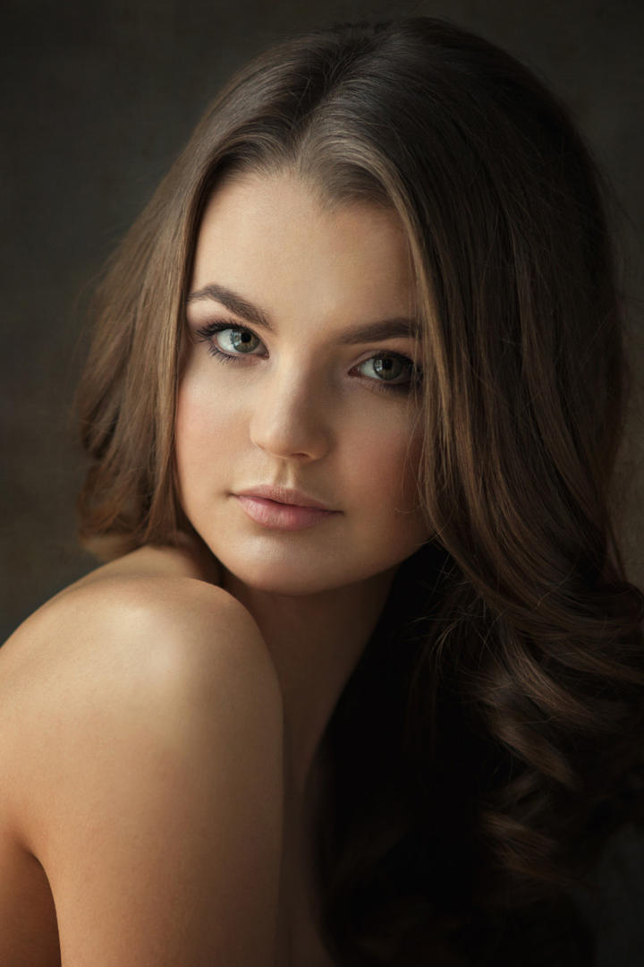 高清国外美女肖像摄影图片