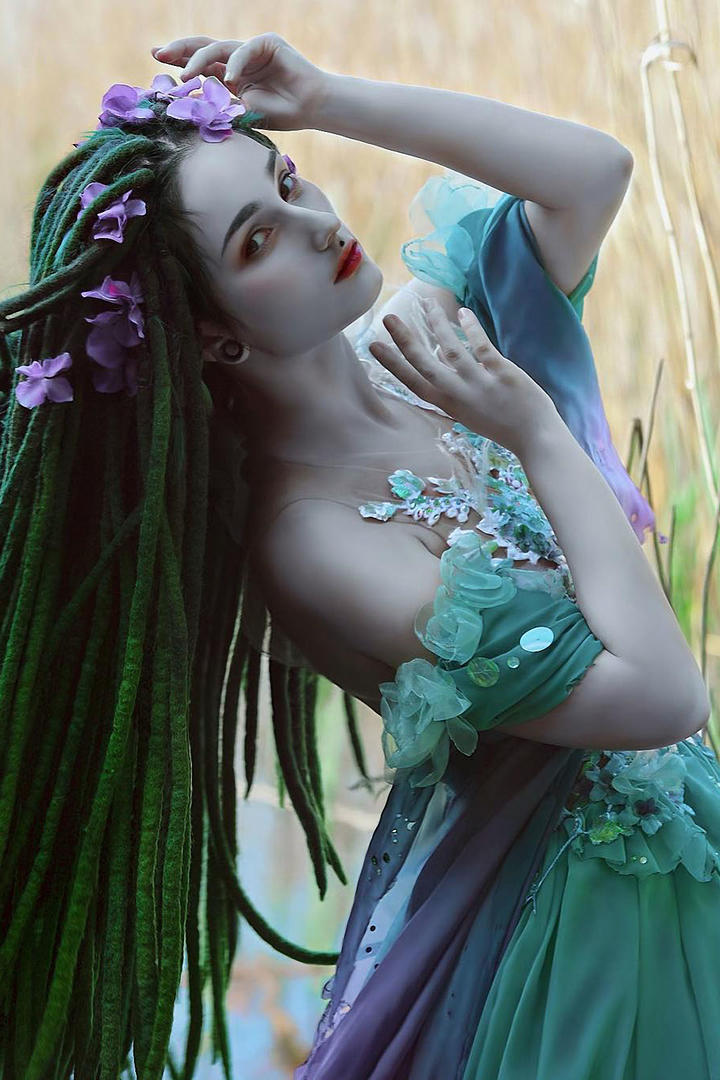 欧美美女模特艺术人像摄影写真图片