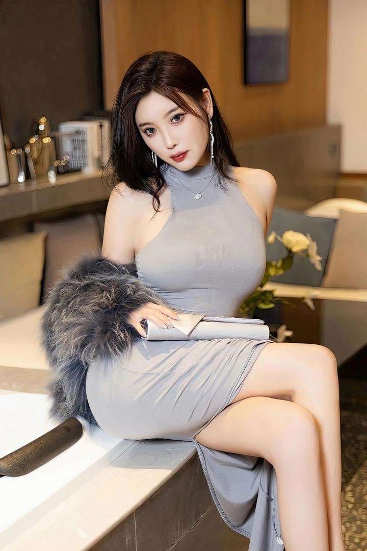 高冷气质美女嫩模杨晨晨国模吧精品美女写真图片
