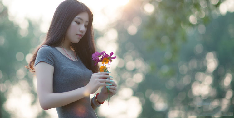 可爱清纯美女户外写真