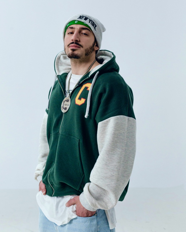 时尚潮流夹克卫衣帅哥图片