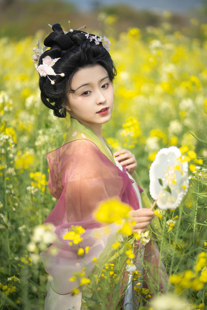 中国古装汉服美女手机壁纸摄影写真图片