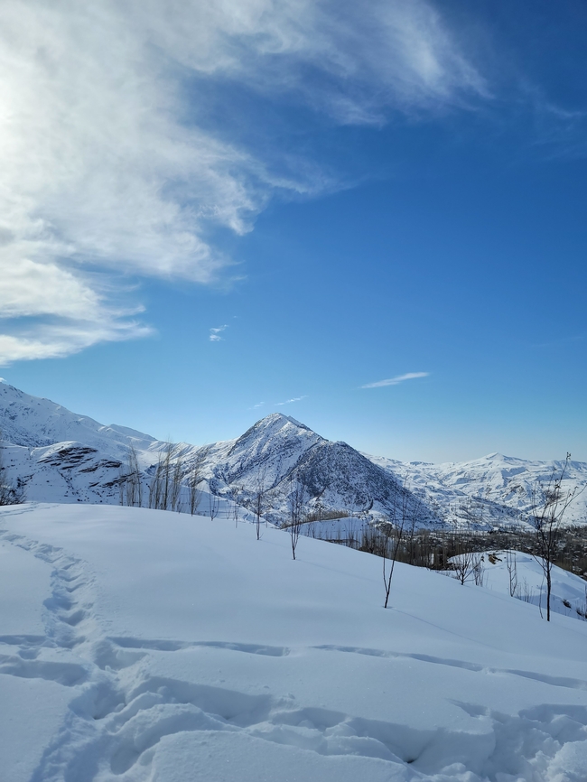 冬季高山滑雪场图片