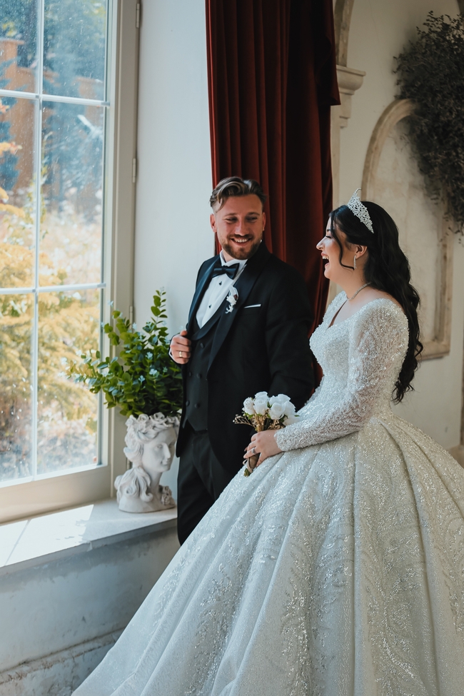 欧美婚纱情侣写真摄影图片