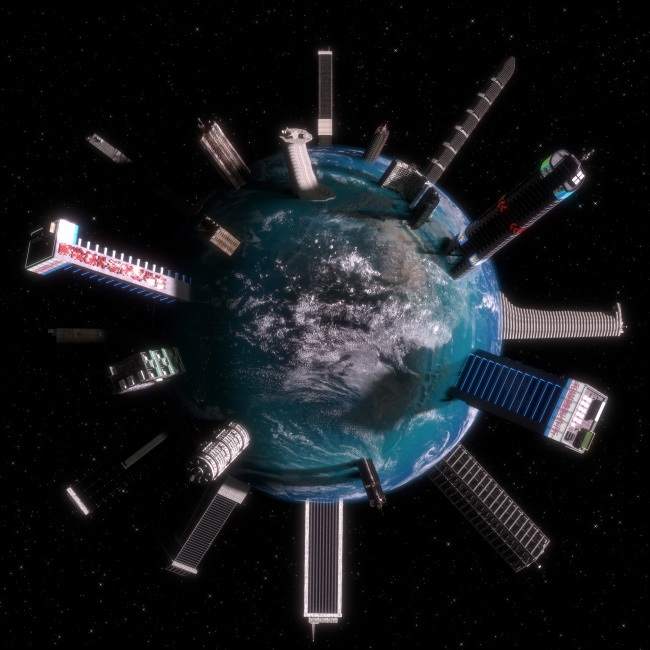 未来星球城市另类图片