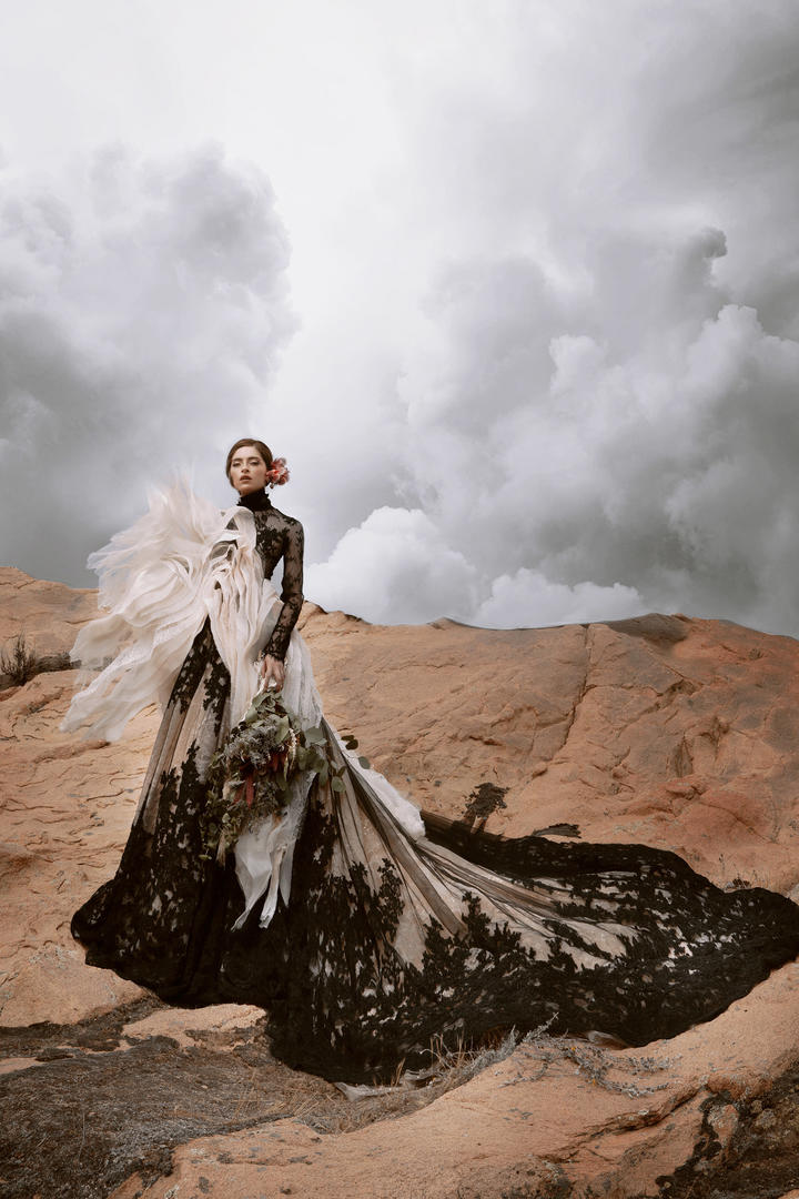 欧美美女图片长裙人像艺术摄影