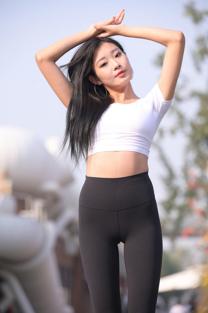 性感瑜伽裤美女摄影