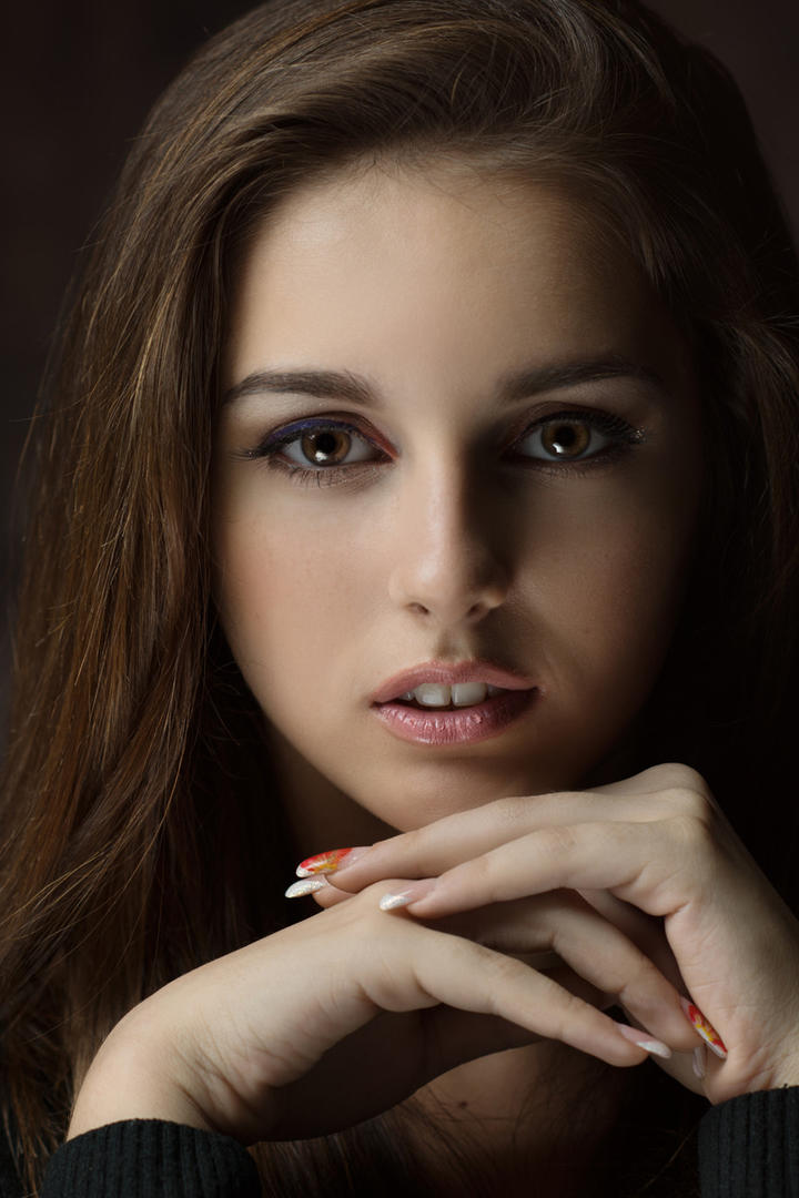 高清欧美女生脸部特写图片