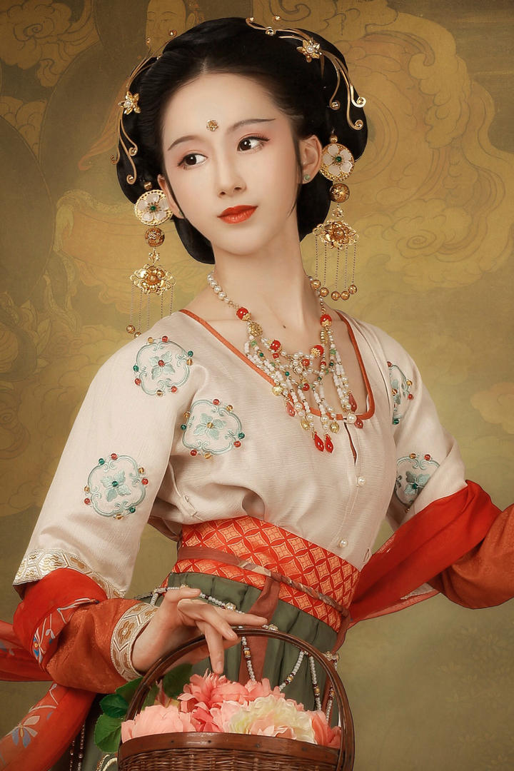 漂亮的唐朝美女古装美女摄影图片