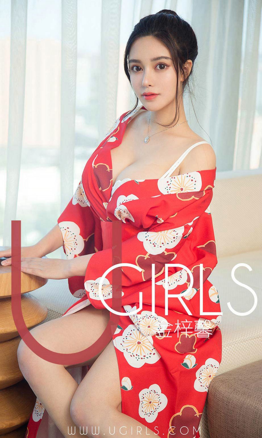 尤果网和服美女模特金梓馨波涛胸涌巨乳丁字裤诱惑美图