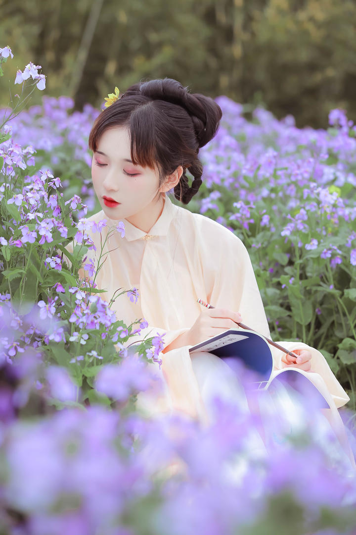 古风真人头像女生唯美艺术照图片免费下载