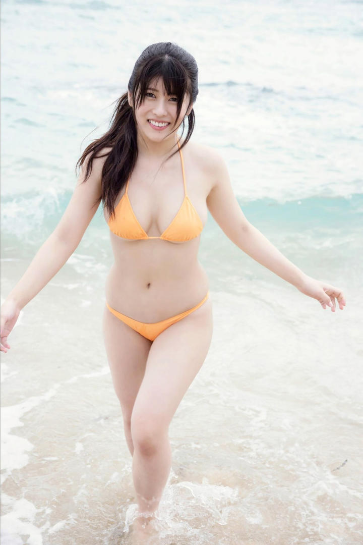 好身材美女比基尼海边冲浪日本人体艺术图片