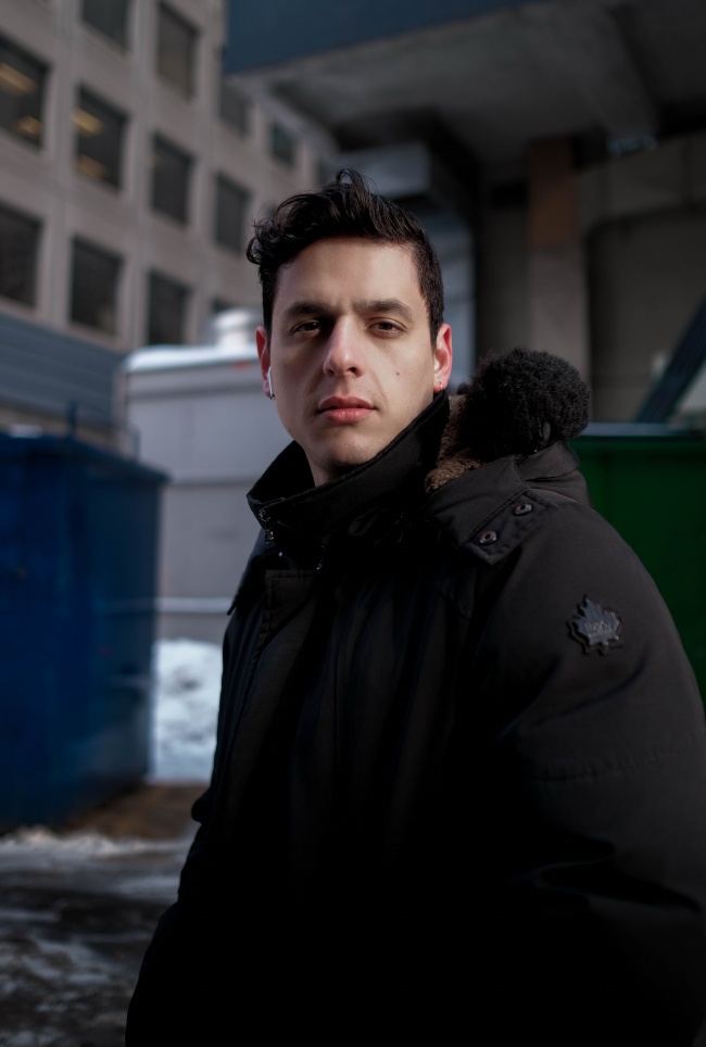 羽绒服外套帅哥图片