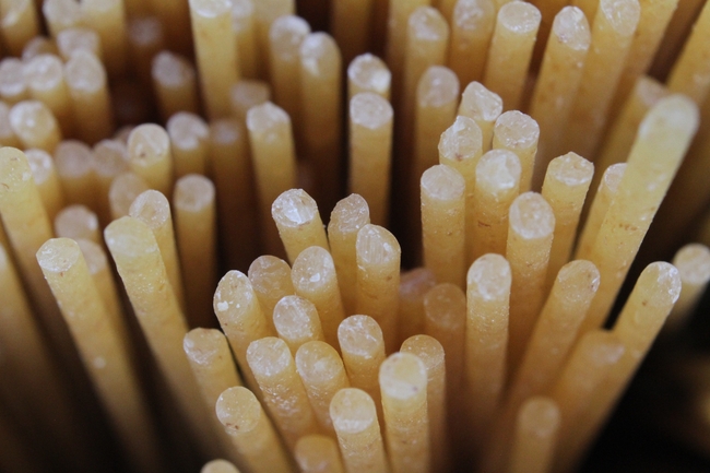 意大利面食材特写摄影图片