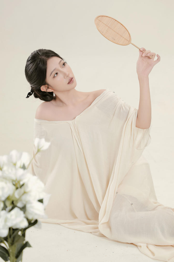 清纯素雅国风古韵美女