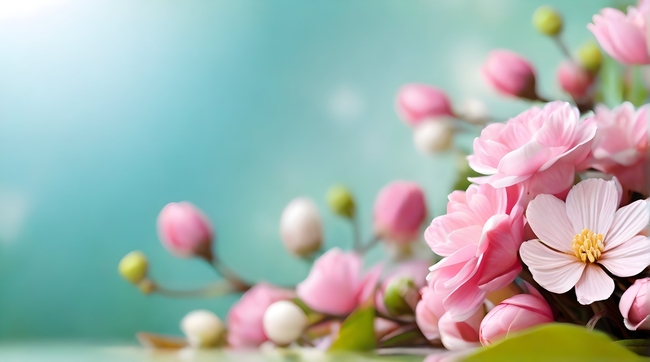 春日唯美小清新鲜花摄影图片