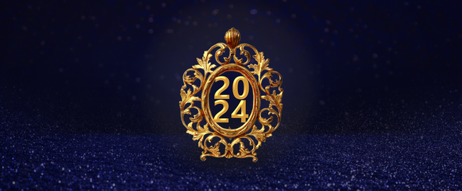 2024年新年banner背景设计图片
