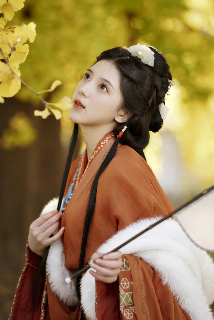 中国沉鱼落雁古装汉服美女高清艺术照图片