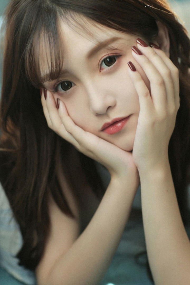 高清清纯美女特写图片