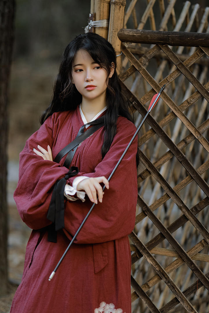 古装美女花木兰人像艺术摄影写真图片