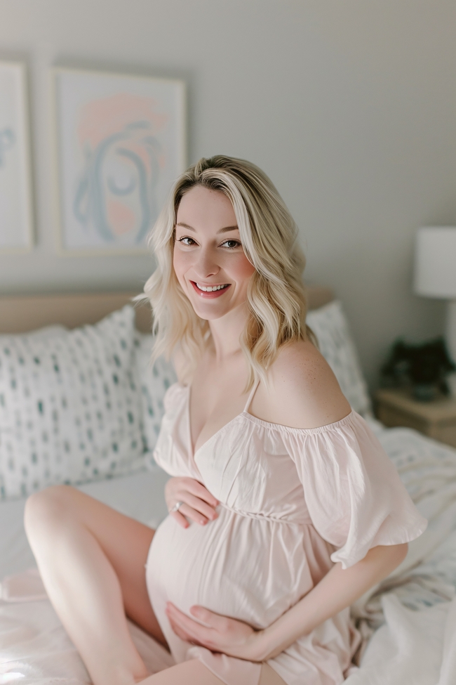 欧美性感孕妇美女写真图片