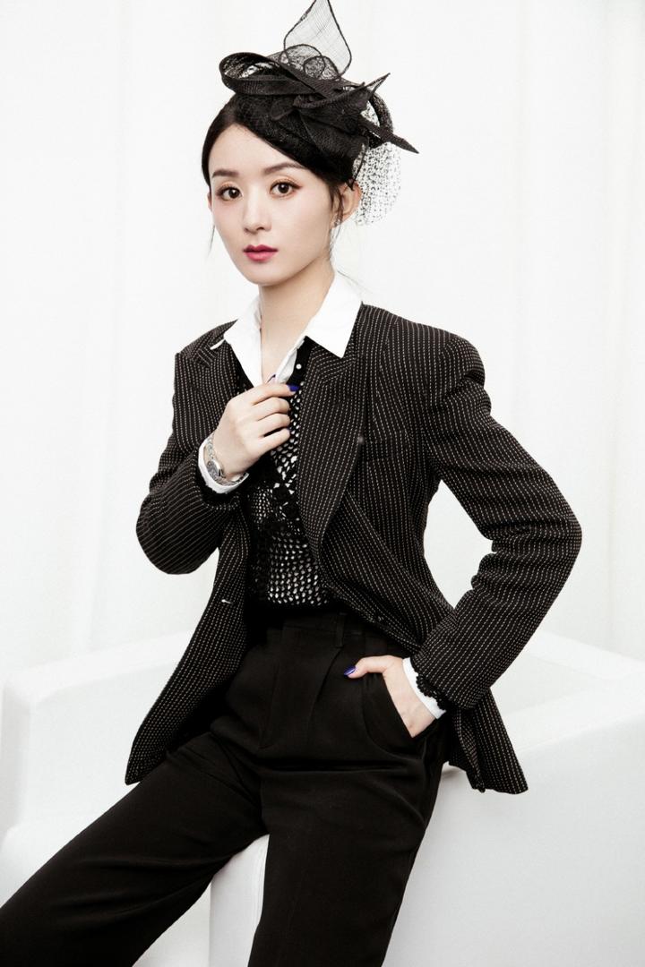 美女明星赵丽颖文艺优雅气质名媛写真图片