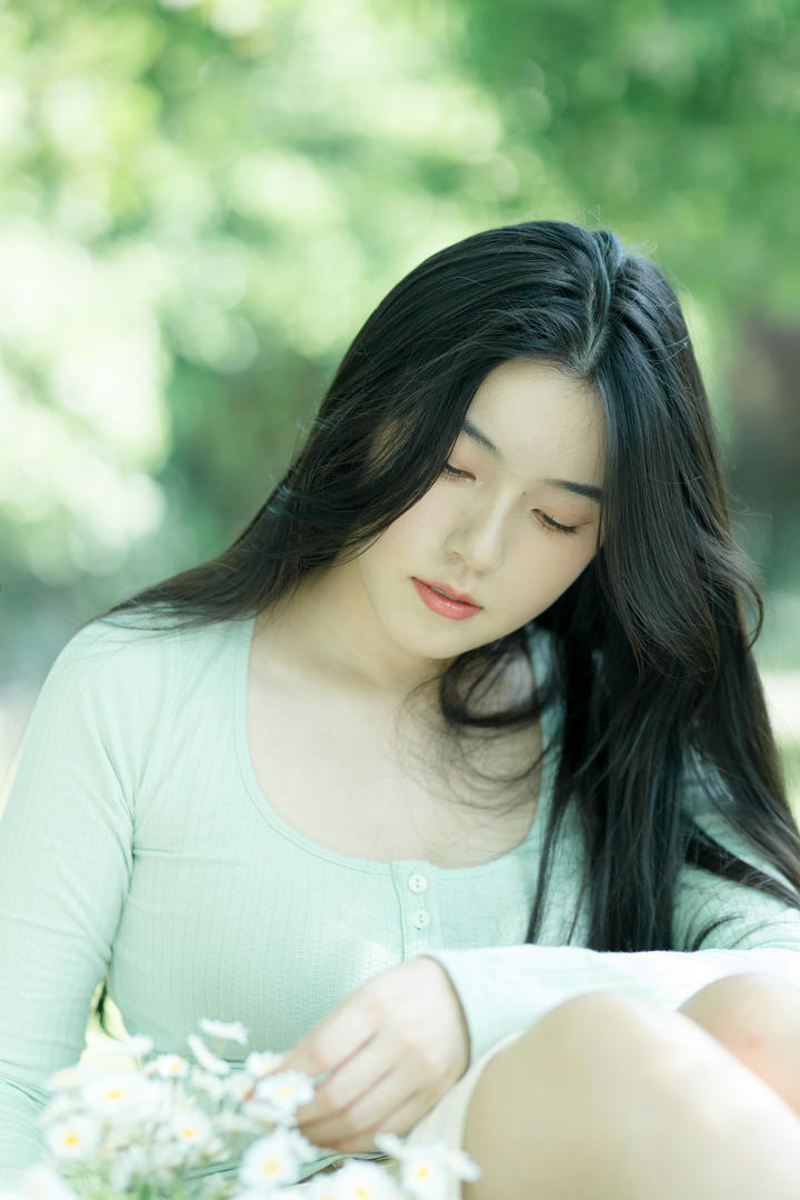 素颜美女高清图片