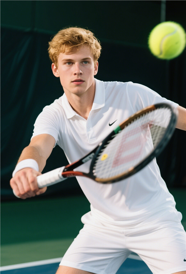 打网球的欧美帅哥图片