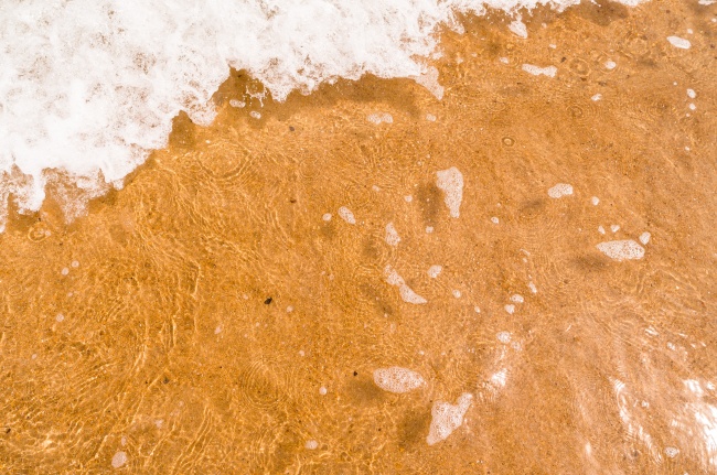 海边海滩海水特写图片
