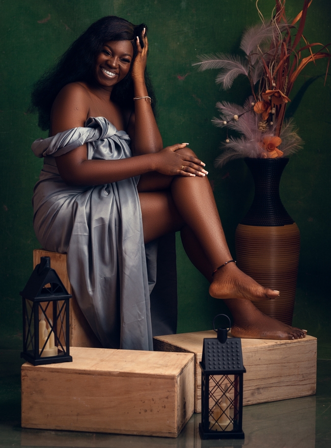 极致性感诱惑黑人美女人体模特写真图片