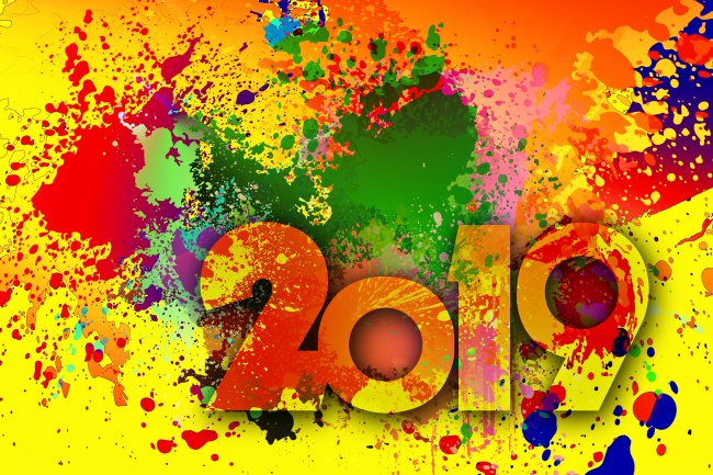 2019新年海报设计图片