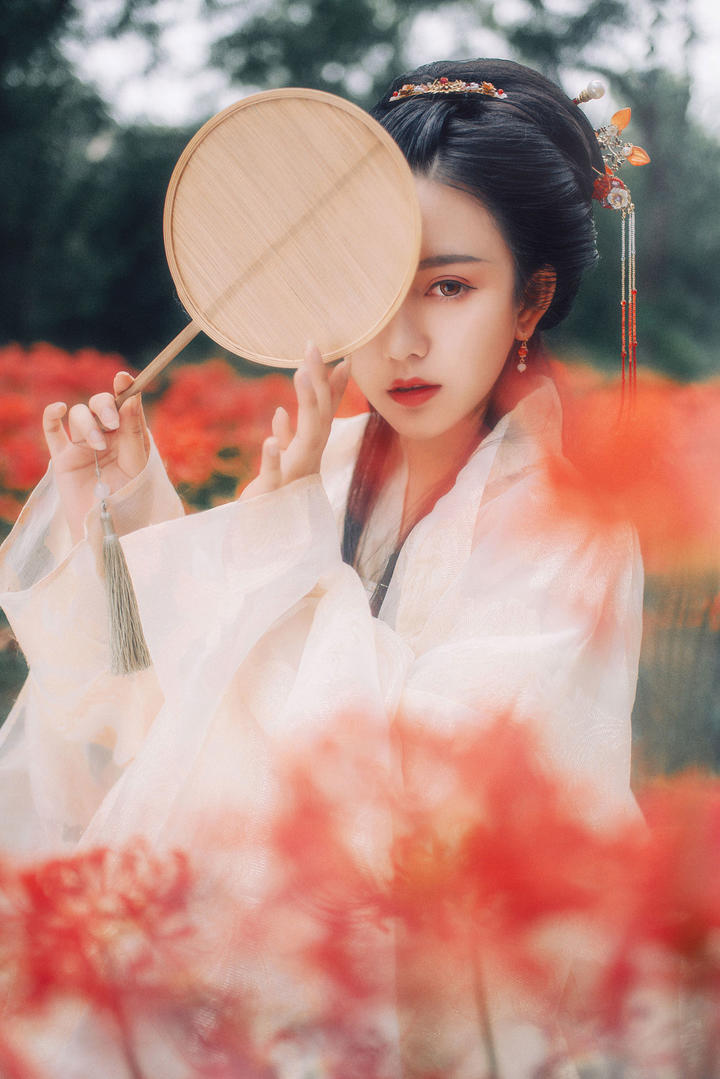 唯美古风头像古装美女人像艺术摄影图片