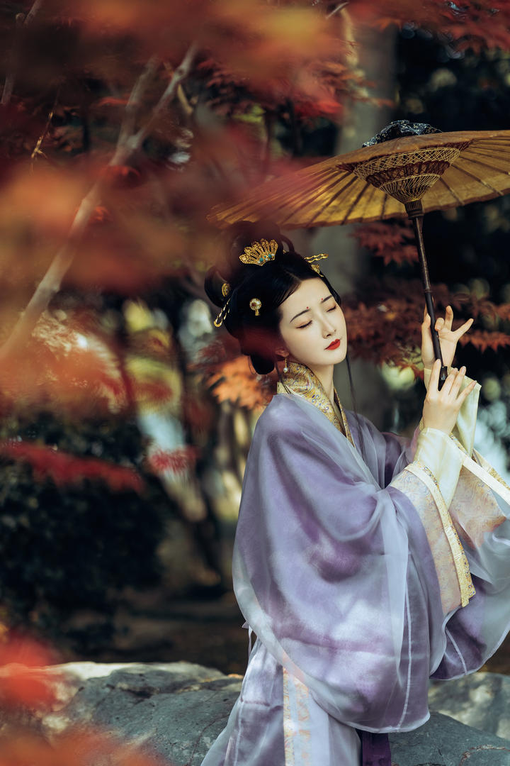 优雅古风汉服美女图片