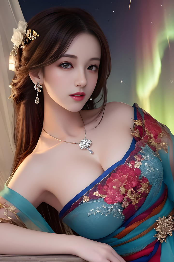 AI性感古装美女高清图片