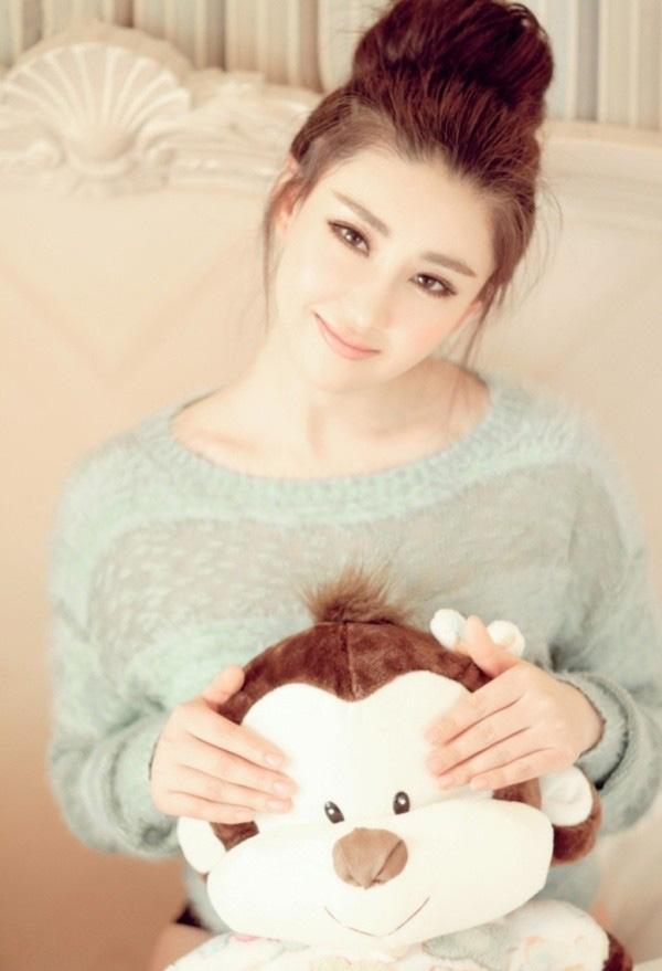 长发美妹于欣萌清新私房写真集